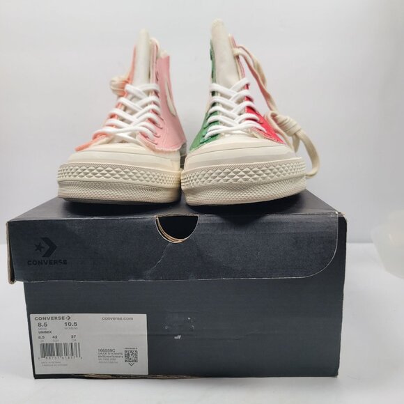 Converse Chuck 70 Hi Multi-Color Canvas Sneakers US Size Men's 8.5 Wo's 10.5 NWB - Picture 2 of 11